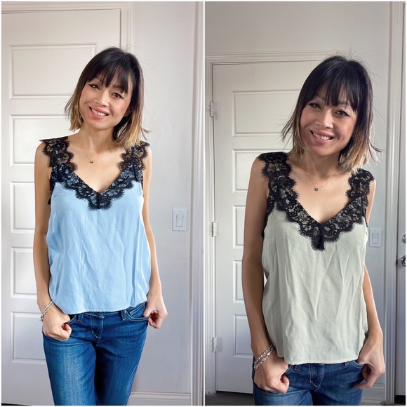 Tops - #51 Boho Eyelash lace Tank Top